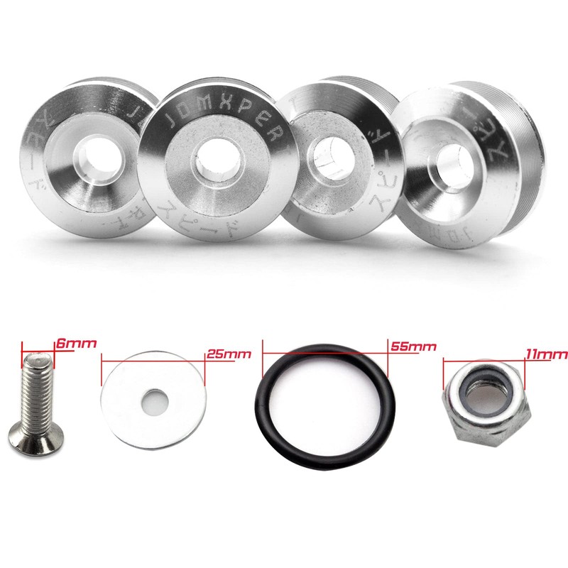 x xotic tech JDM Quick Release Fasteners Compatible with Car