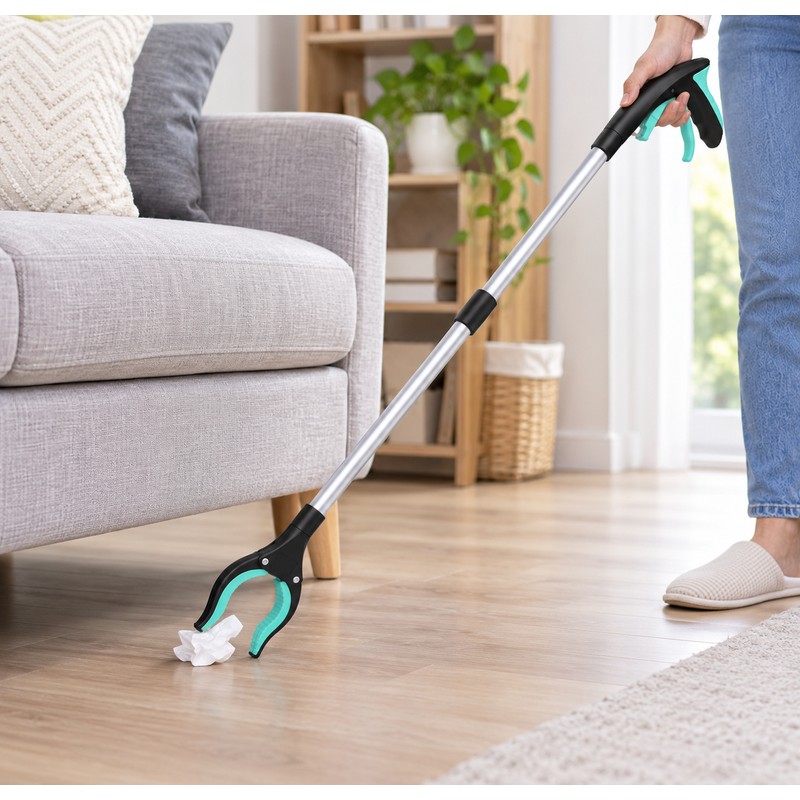 Foldable Grabber Tool for Trash Pickup – Portable Reacher for