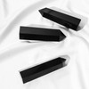 POWERTONE Natural Obsidian Gemstone Point, Hexagonal Column, Weight: 1.1 -