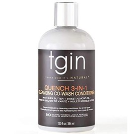 tgin Thank God It's Natural Quench 3-in-1 Co Wash Conditioner & Detangler 384 ml