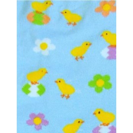 Socksmith NWT Easter Chicks and Flowers Womens Novelty Socks