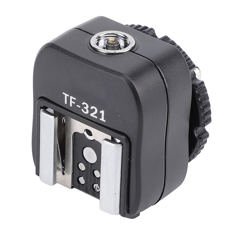 TF-321 Flash Hot Shoe Adapter, with Pc Sync Port, Flash