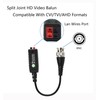 YACSEJAO Video Balun HD-CVI TVI AHD Passive Connector BNC Video
