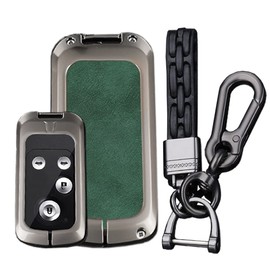 [KUNIO] Honda Dedicated Key Case, Key Cover, Key Holder, Genuine Leather, Alloy, HONDA Step Wagon, Freed, Elysion, Odyssey, CR-Z Zest, Accord CR-V, Fit, Life, Acura, Stylish, Protection, Weight,