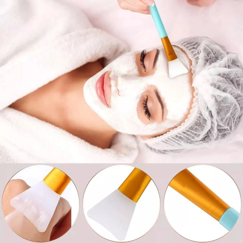 Brocha Silicona Aplicador Mascarillas