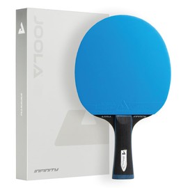 JOOLA White Infinity GL Table Tennis Bat - Fibreglass Bat with Micron+ Padings