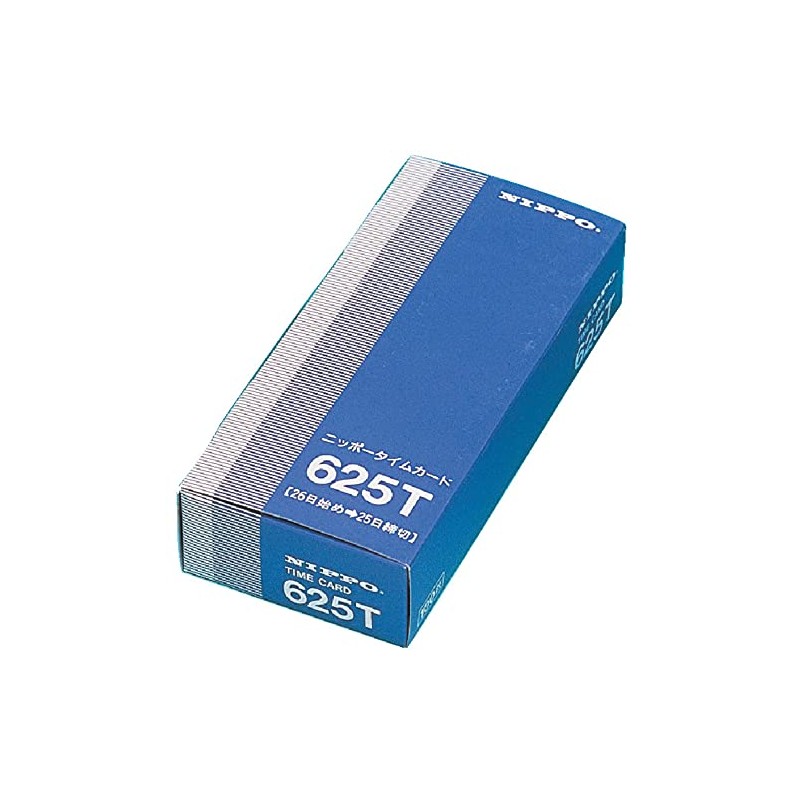 Nippo Time Card for NTR-2500 and 2700 625T (25 Days