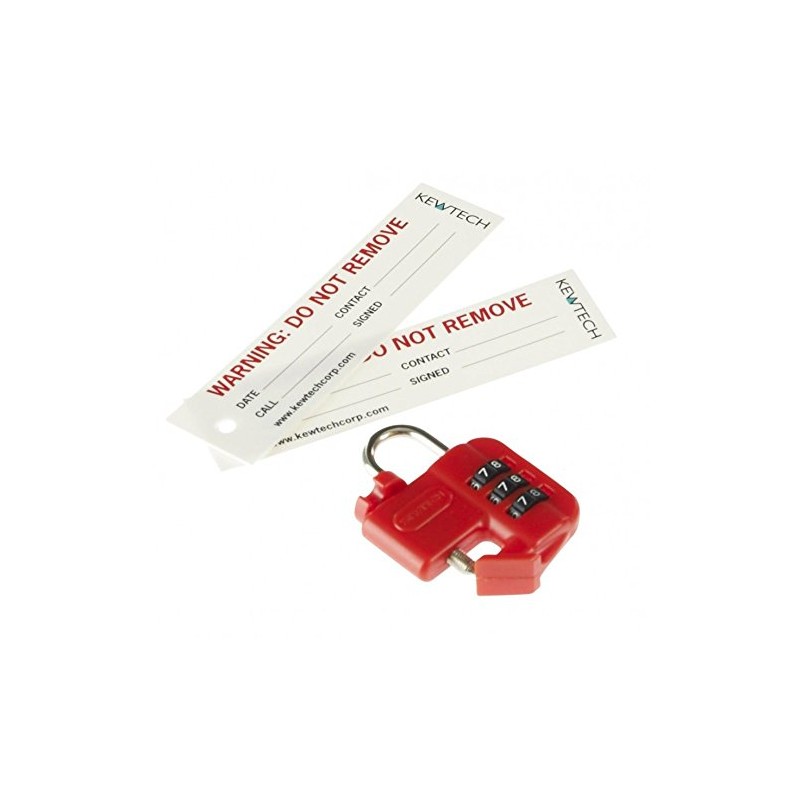 Kewtech Kewlok MCB Locking Off Device, Red