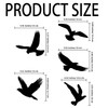 Lexziuo 30PCS Bird Anti-Collision Window Stickers - Large UV Reflective