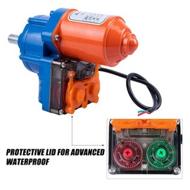 TBVECHI Greenhouse Roll Up Motor Electric Film Roll Up Motor Kit 24V 100W Motor Electric Greenhouse Frame Shed Roll-up Motor Automatic Venting Solution