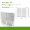 Amig - 5 Pack Aluminium Mesh Panel with Fly Screen