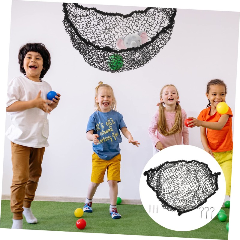 Totority Jumbo Stuffed Animal Toy Storage Hammock Polyester Mesh Easy