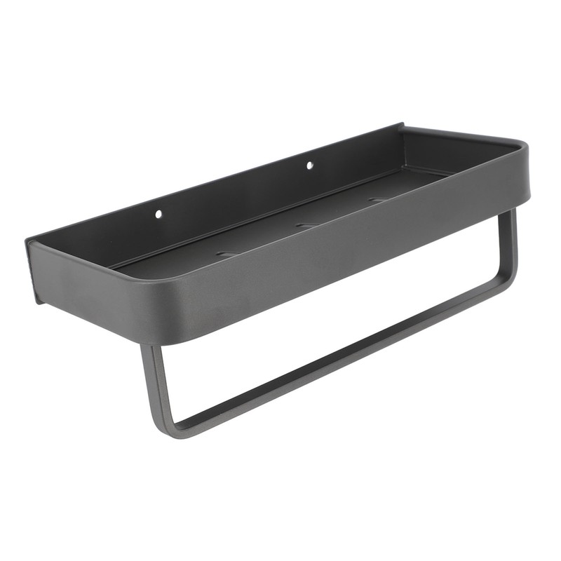 Shower Caddy Wall Mount Shelf Basket Aluminium Large Capacity Modern