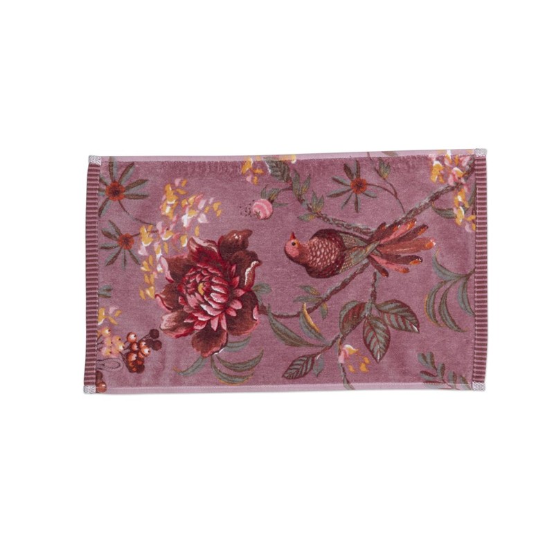 Pip Studio Secret Garden Hand Towel Mauve 55 x 100