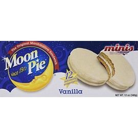 Mini Moon Pies 12ct Box (Pack of 1) (Vanilla) by Moon Pie