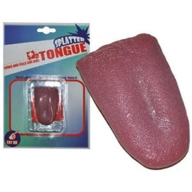 Funny Fashion e60593 fausse langue collante realiste Mützen, Masken und Partyzubehör, Sand