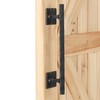 Eumtenr Rustic Barn Door Handles for Sliding Door, 12" Rhombus