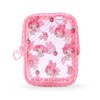 Sanrio 297801 My Melody Clear Pouch, Clear and Fluffy, 3D