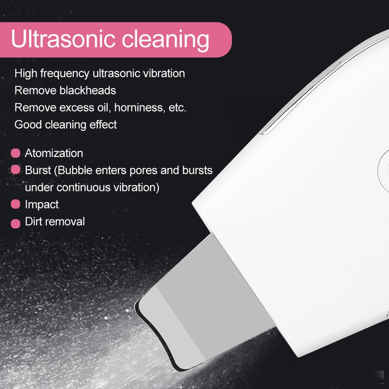 Household Ultrasonic Skin Scrubber EMS MicroCurrent Blackhead Removal Face Pore