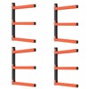 WALMANN Lumber Storage Rack for Garage, Wall Mount Heavy Duty