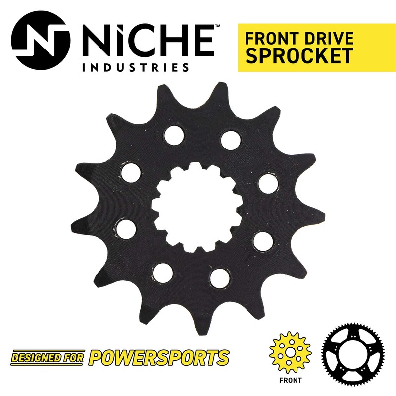 NICHE Drive Sprocket Chain Combo for Yamaha Raptor 660R Front