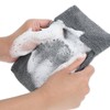 4 Pcs Exfoliating Soap Bag, Soap Scrubber Pouch, Double Layer