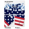 Mainfini Mens American Flag Swim Trunks 4th of July Swim