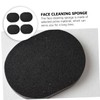 Beavorty 2sets Bamboo Charcoal Facial Sponges Reusable Body Face Exfoliator