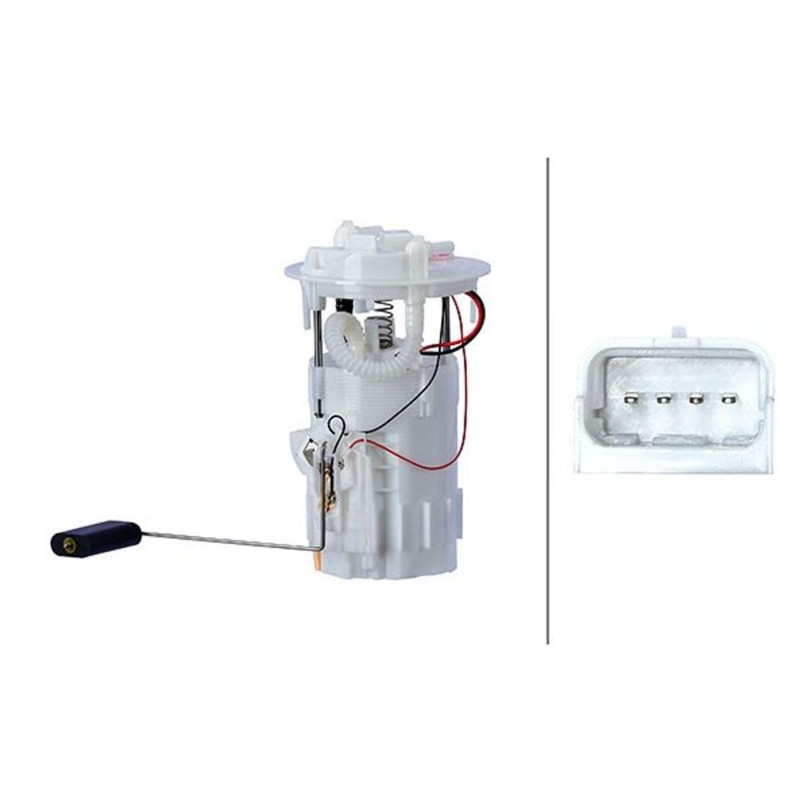 HELLA 8TF 358 304-061 Electric Fuel Delivery Unit 4-Pin with