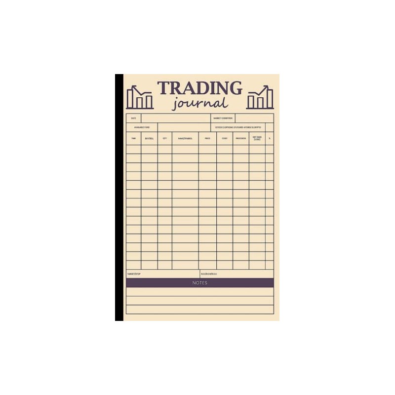 Trading Journal: Active Trend Trading Trade Journal & Trading Log
