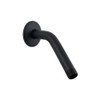 DICA 4554.2 Brazo Corto con Chapetón para Regadera, Negro Mate