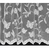 Nancy's Linens Meadow Lace Cafe Net Curtains White in 12",18"