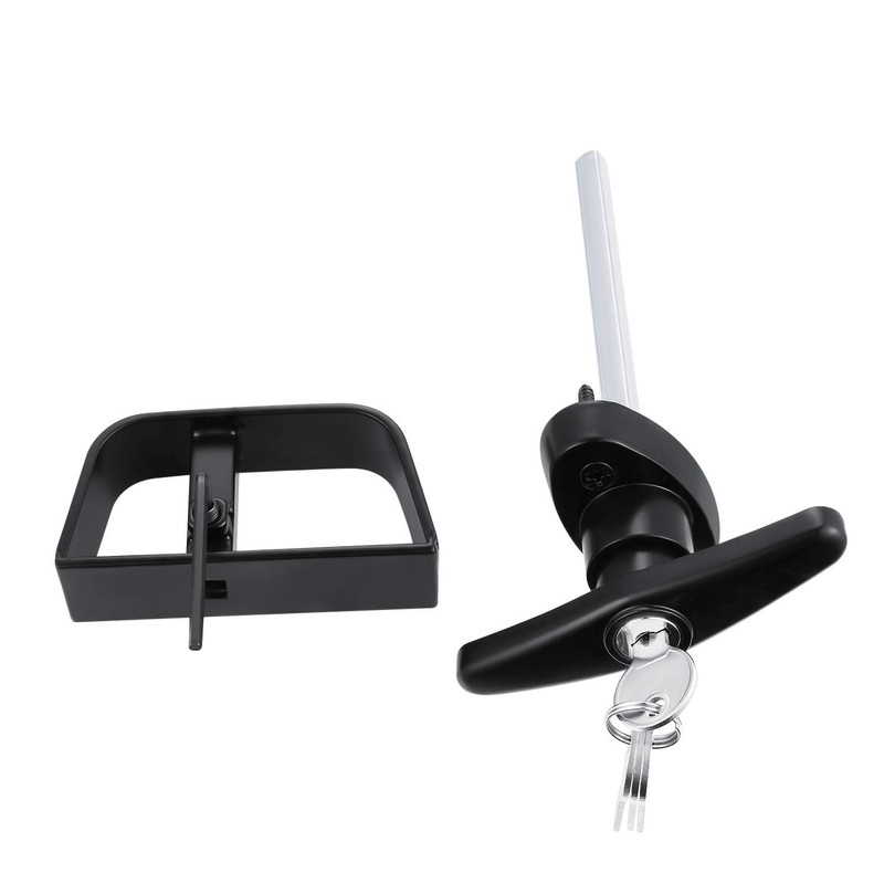 7-1/2" Stem Shed Door Latch T-Handle Lock Kit with 4