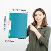 Art Portfolio Folder, 40 Clear Pockets Acqua Paper Protectors Display