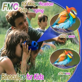 JRD&BS WINL Compact Binoculars Toy for Children - The Best Gift for Children, blue