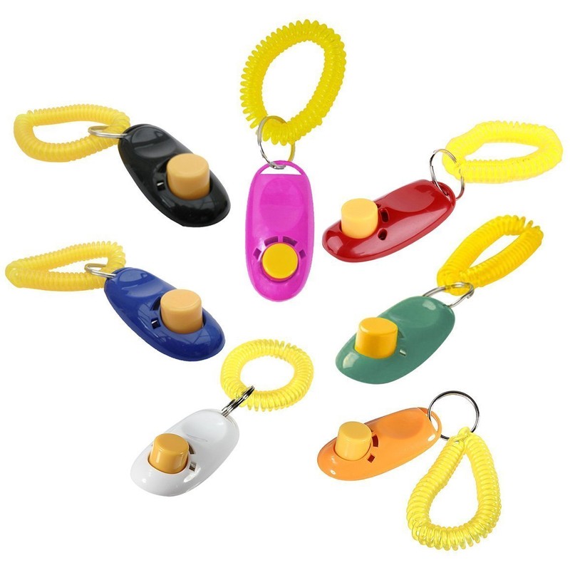 Penta Angel Pet Training Clicker Button Clicker with Wrist Strap,