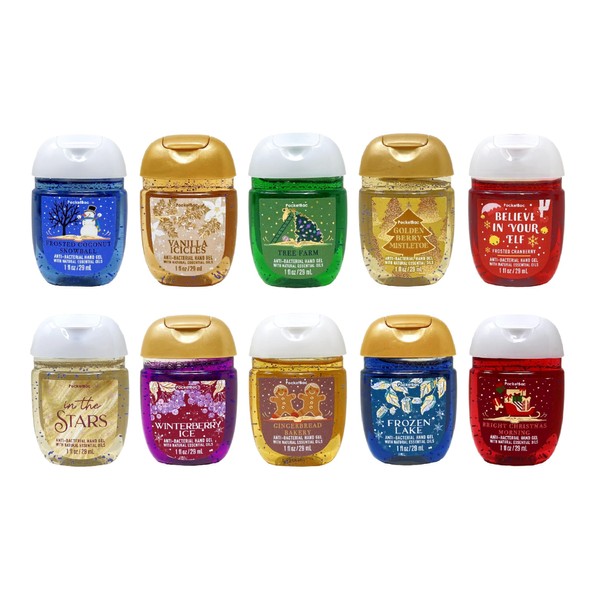 Bath and Body Work Christmas Edition Assorted Mini Hand Gel
