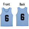 SHIJIXING 12 Pack（1-12） Numbered Pinnies/Soccer Training Bibs/Basketball Jerseys for Kids,Youth