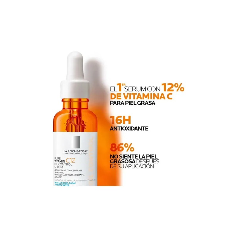 La Roche Posay Pure Vitamin C12 Serum Todo Tipo De