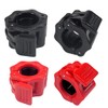 Ruayia Dumbbell Clasps, 2 Pairs of Barbell Bars, 2.5 cm,