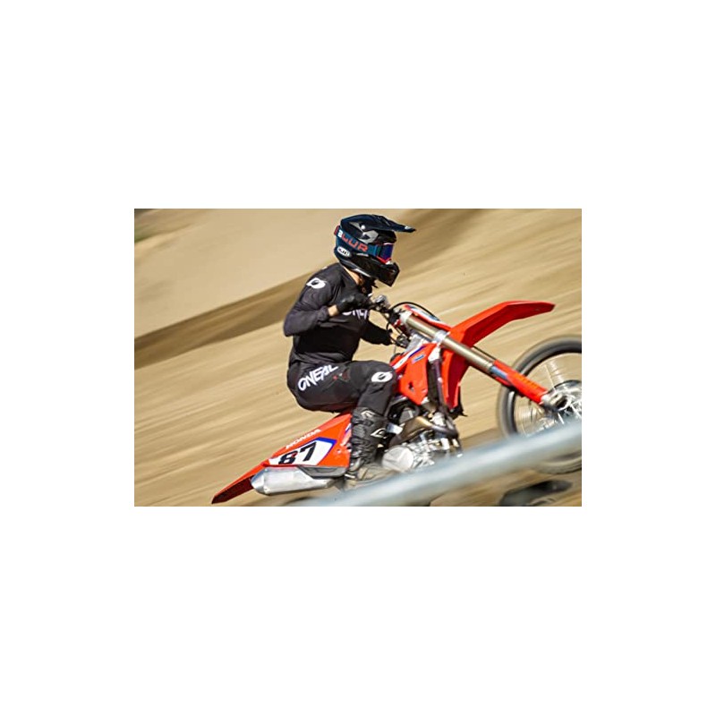 BLUR B-40 Goggle Black/White With Radium Silver Lens