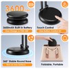 One Fire Battery Operated Lamp, 3600mAh Cordless Lamps Rechargeable Cordless