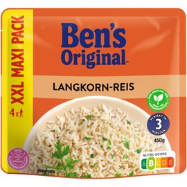BEN'S ORIGINAL Express Rice XXL Maxi Pack Long Grain Rice, 450 g