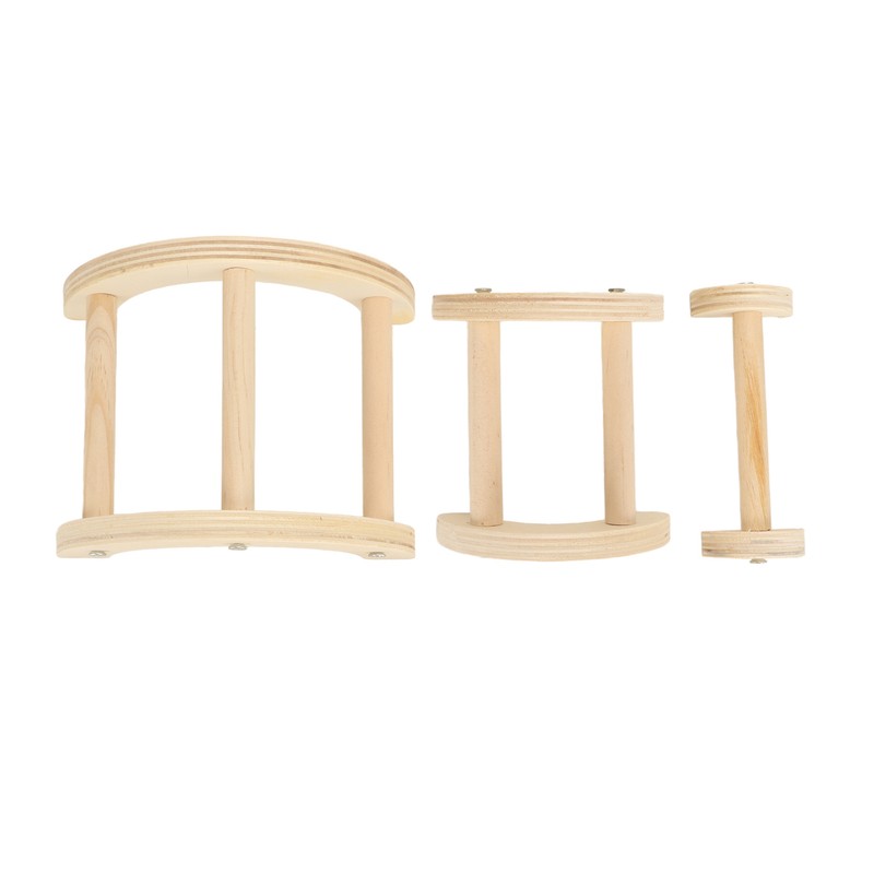 Chick Perch Paw Grinding Stable Structure Arch Shape Wooden Chicken