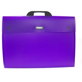 Westfolio Art Portfolio Folder Purple A4, 100 Sheet Capacity, Carry Case Bag for Art, Painting Keeps Paper Flat for Travel