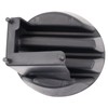 TRQ Front Right Fog Light Hole Cover Black Passenger Side