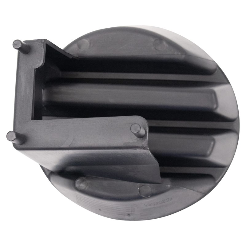 TRQ Front Right Fog Light Hole Cover Black Passenger Side