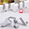 LIDOUK Over The Door Hooks Stainless Steel Over Cupboard and