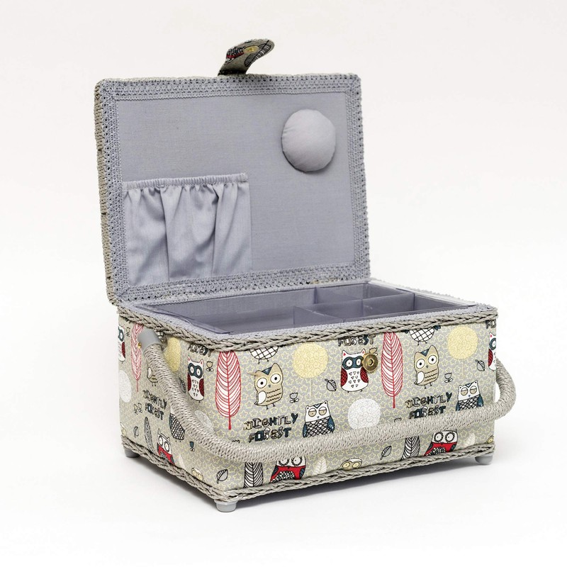  Korbond Nightly Forest Sewing Basket – L14.5cm x W19cm x H26cm