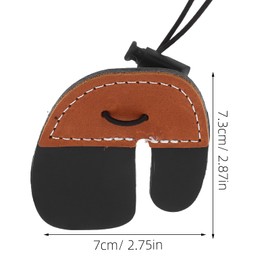 Vaguelly Finger Guard Archery Bow Suit and Bow Set Adult Archery Finger Protection Right Hand Archery Accessories Nock Score Pliers Arm Guards Leather Thumb Bow String